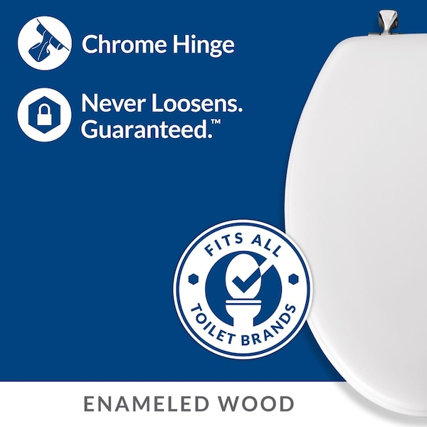 TOILET SEAT ELNG WHITE